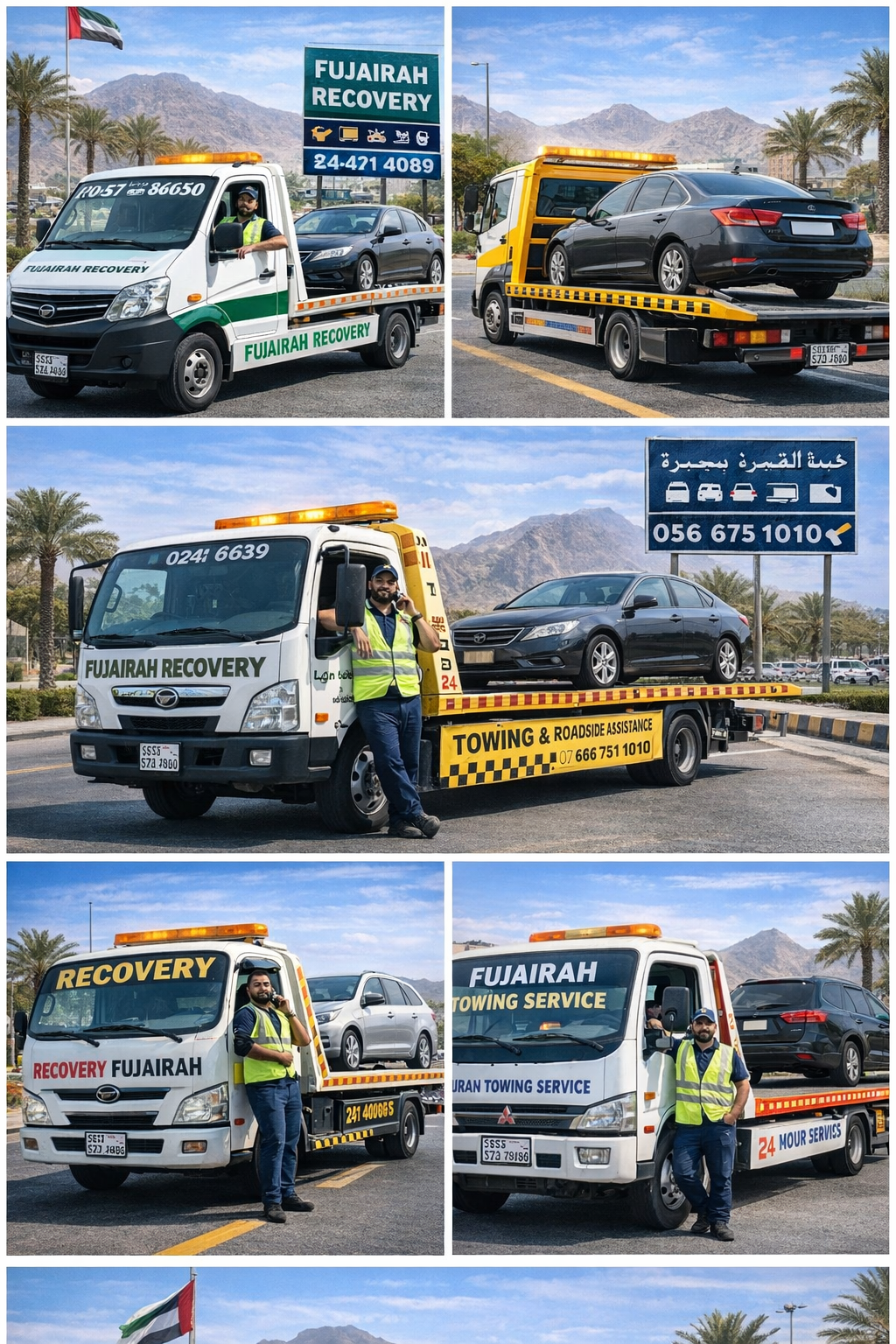 24/7 service, fast response, roadside support